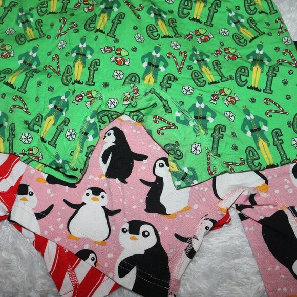 - MeUndies men's boxer briefs size medium peppermint, penguins and Elf - NWOT - Picture 6 of 8